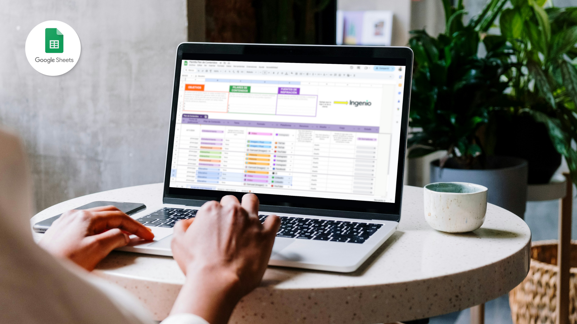 Plantilla | Plan de Contenidos en Google Sheets